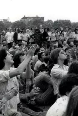 Crowds at the first Pride March in July 1972