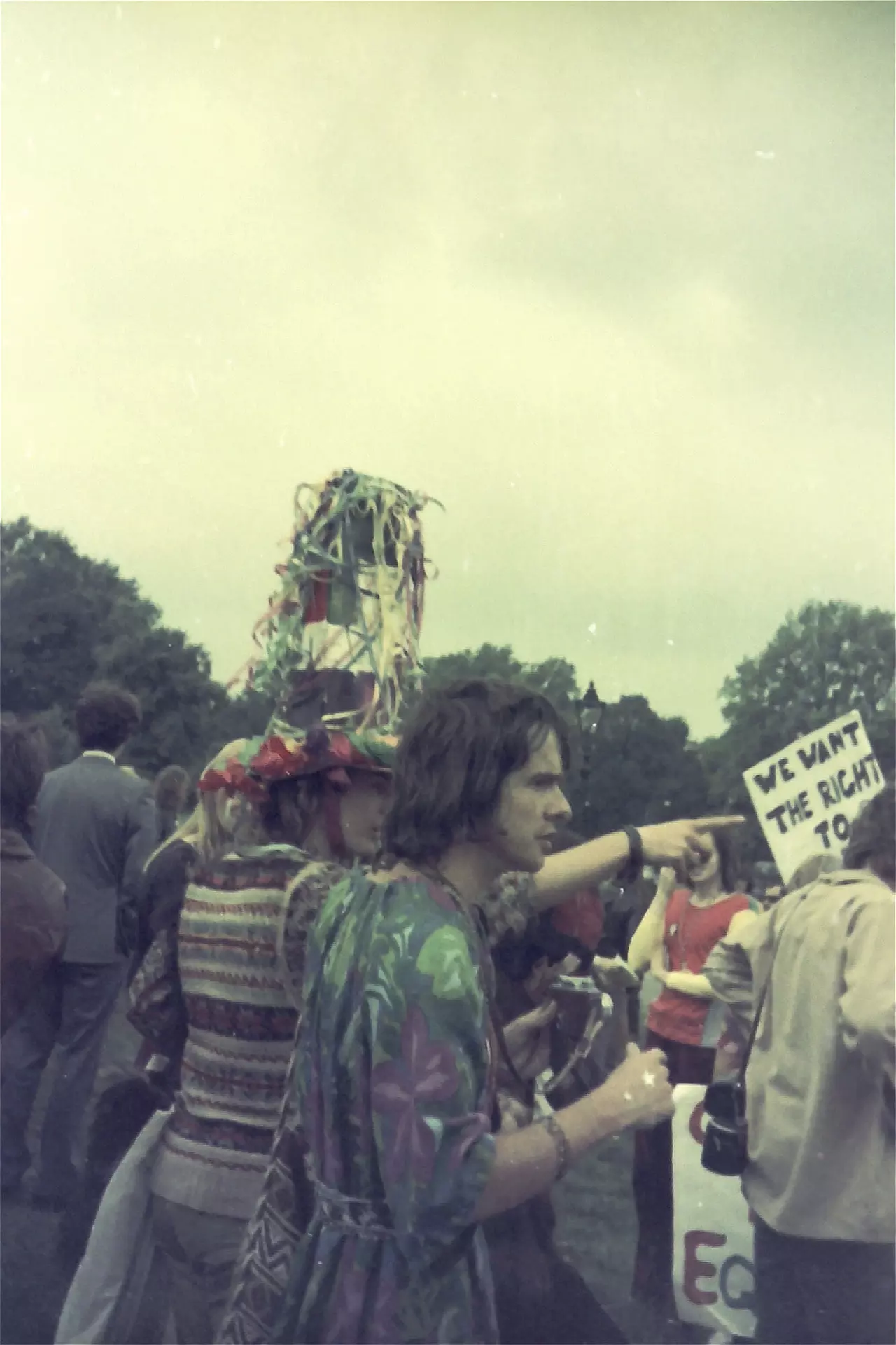 The first Pride march in Hyde Park
