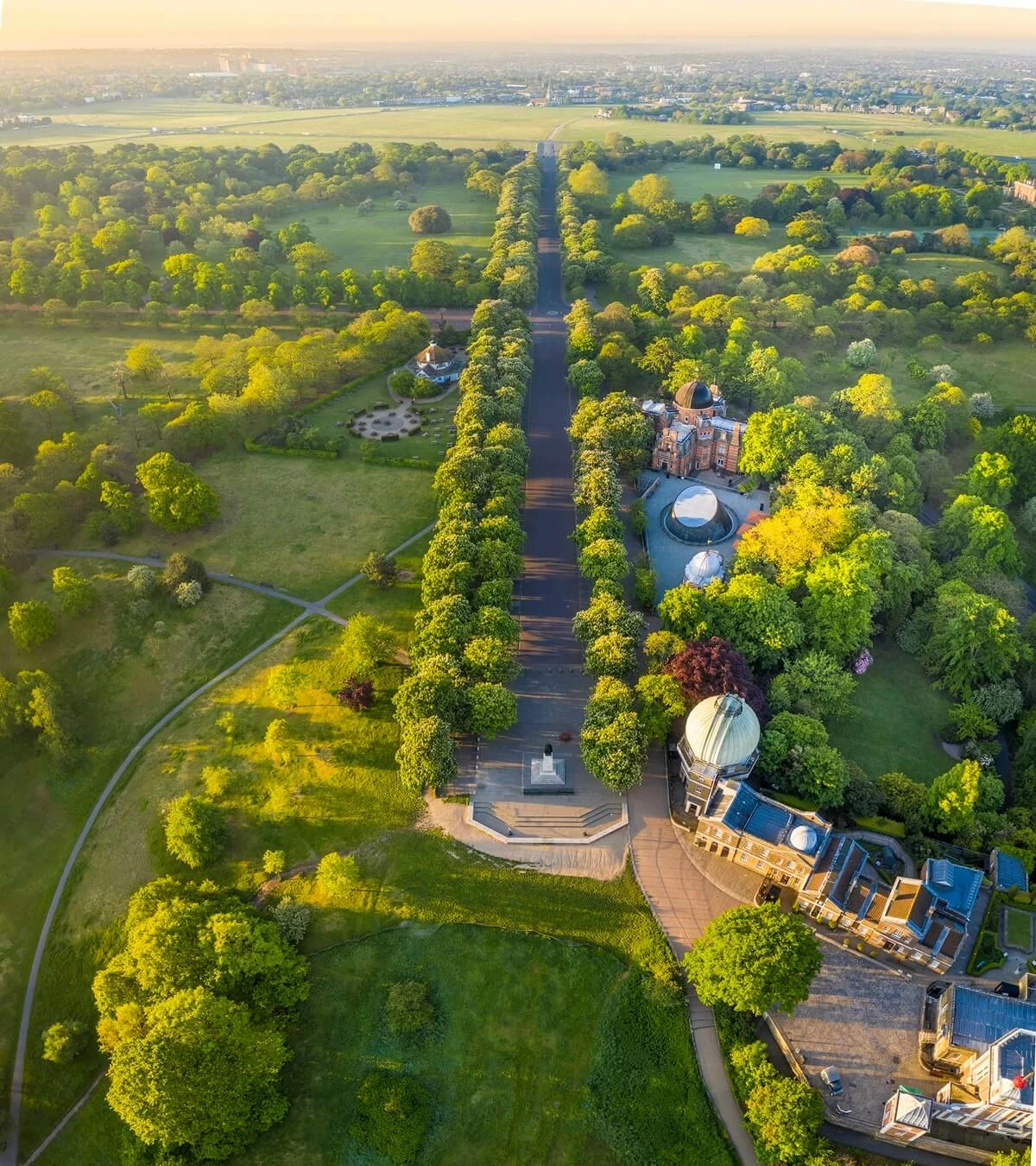 Aerial view of Blackheath Avenue looking south