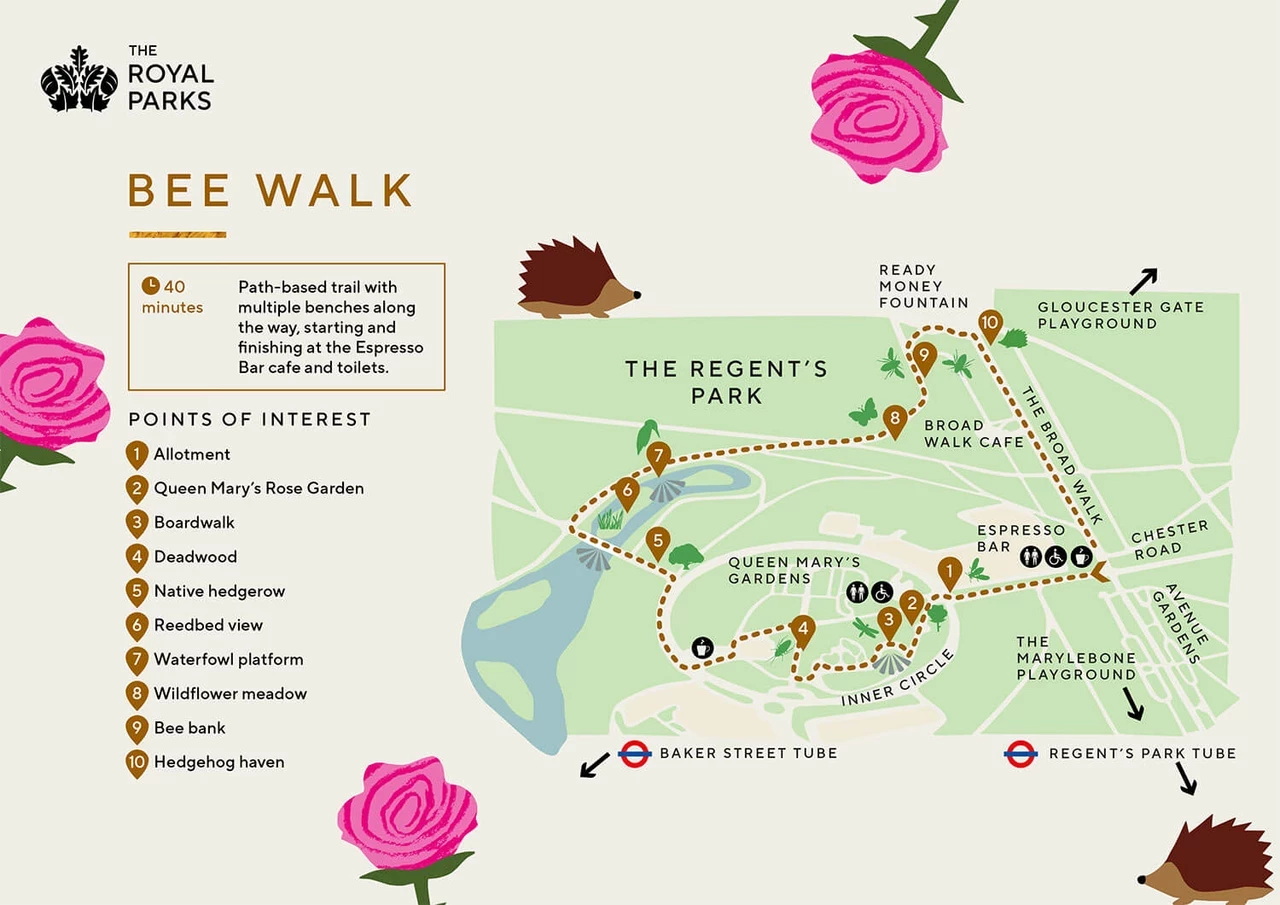 Thumbnail image of the Bee Walk map