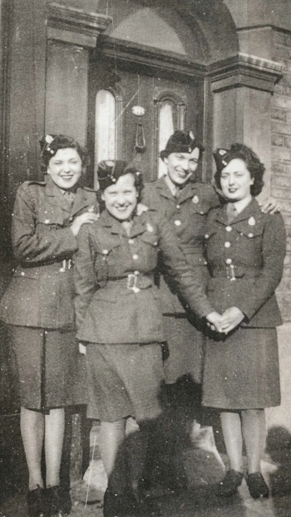 Four women stationed in Bushy Park