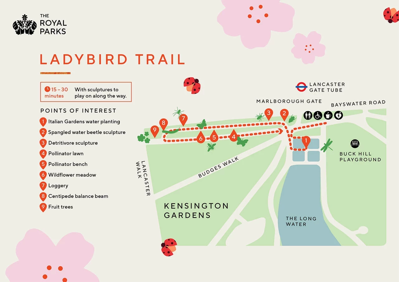 Thumbnail image of the Ladybird Trail map