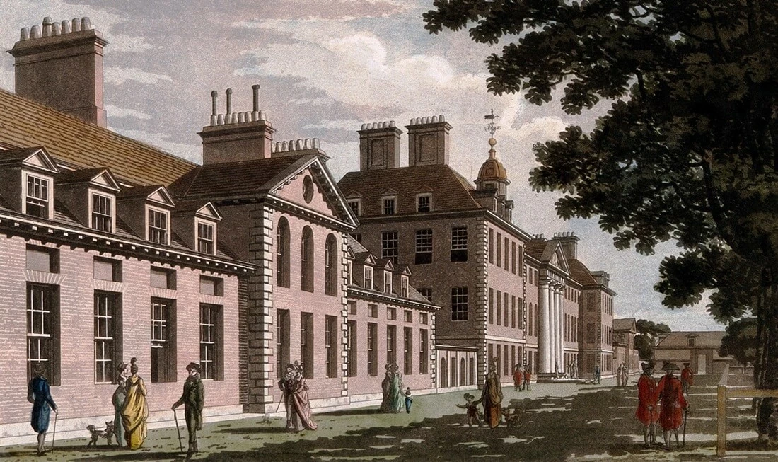 The Royal Hospital Chelsea in 1800.