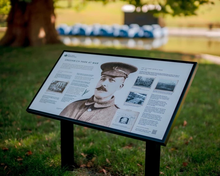 A new information board in Greenwich Park ensures that Hori Tribe’s story is remembered