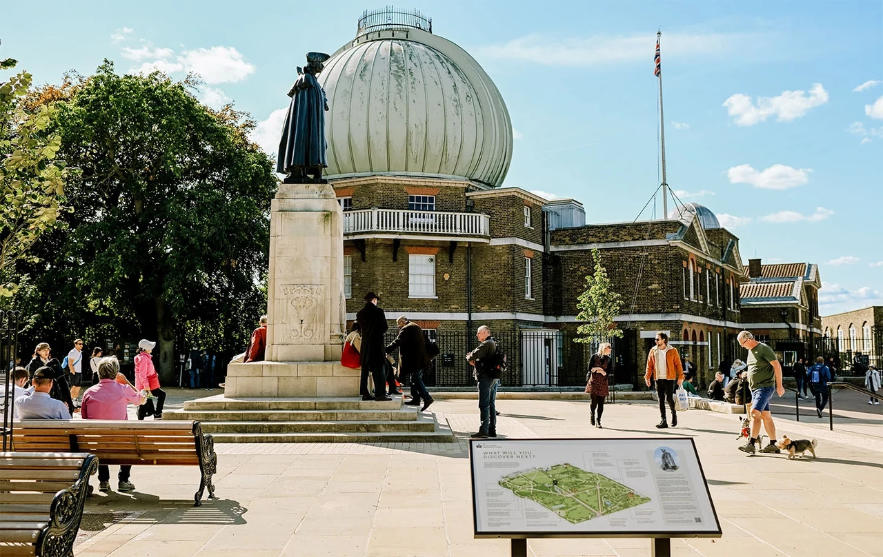 The piazza at the Wolfe statue after improvement works