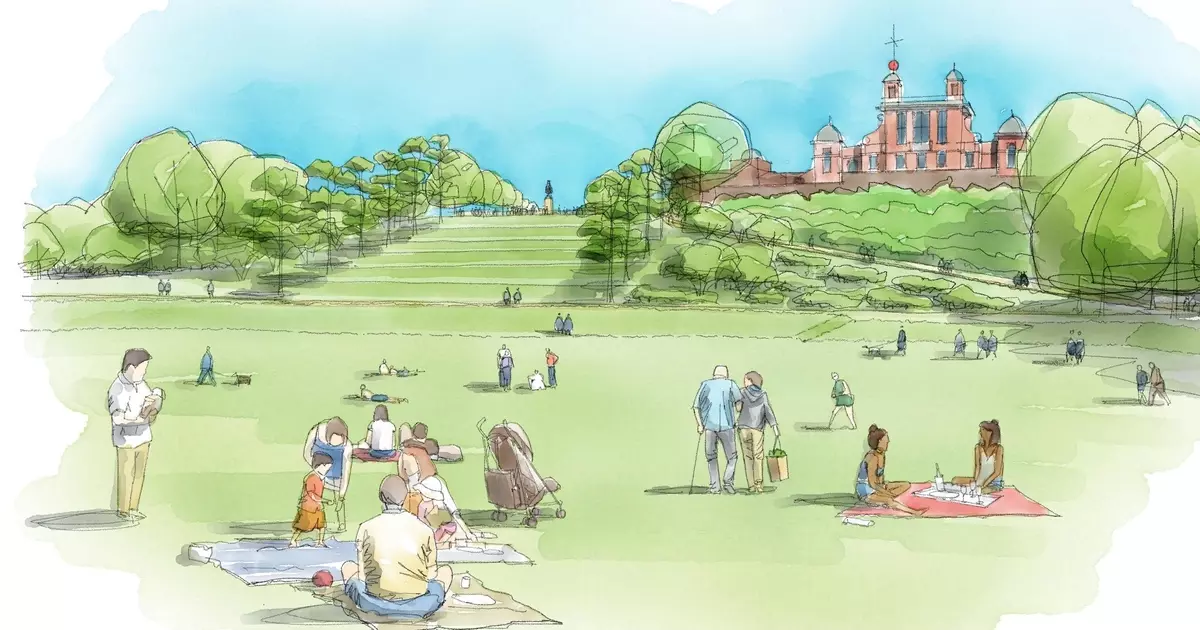 The Second Phase Of Greenwich Park S Restoration Project The Royal Parks   GPR Sketch View .webp